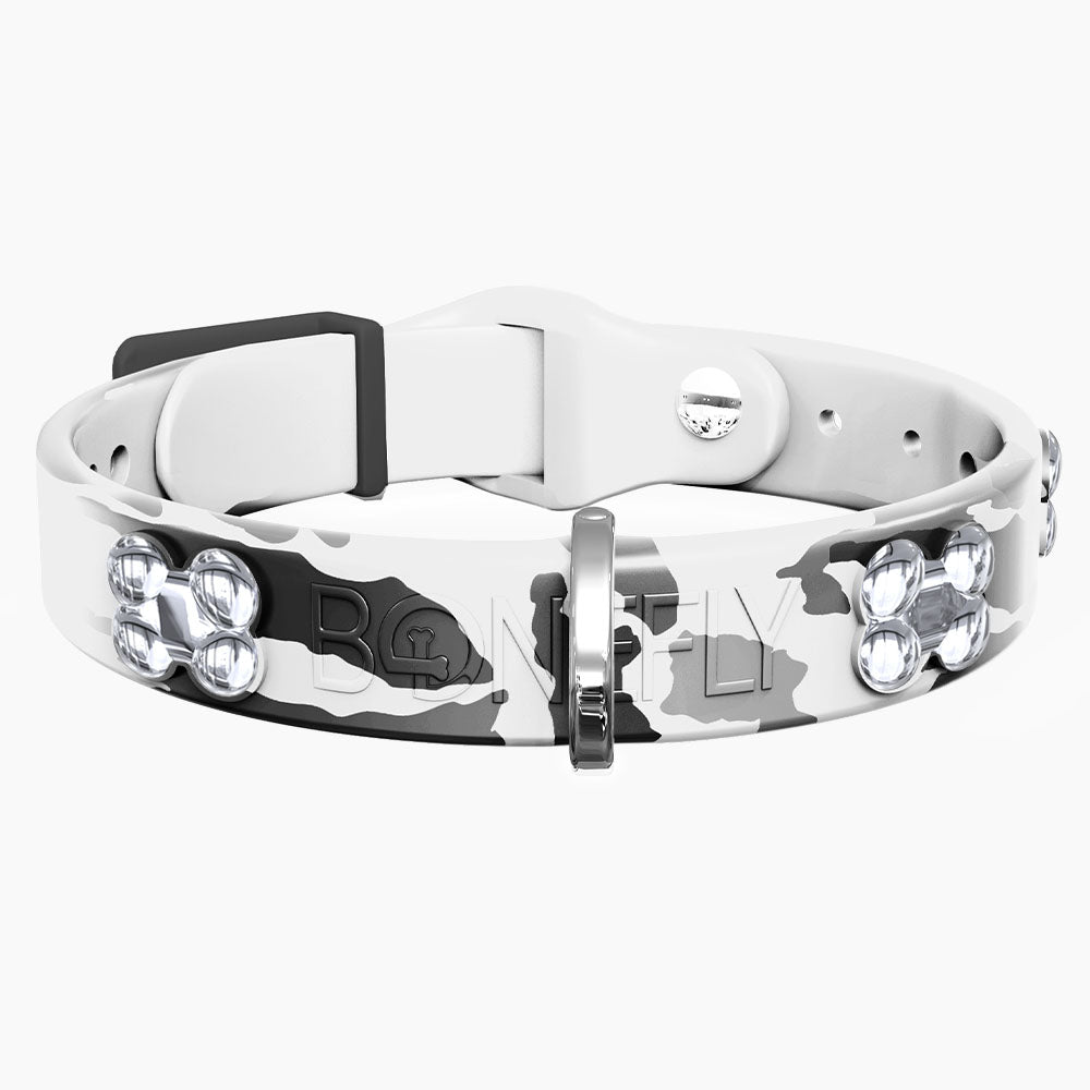 Boneflex Signature Silver Bones Collar