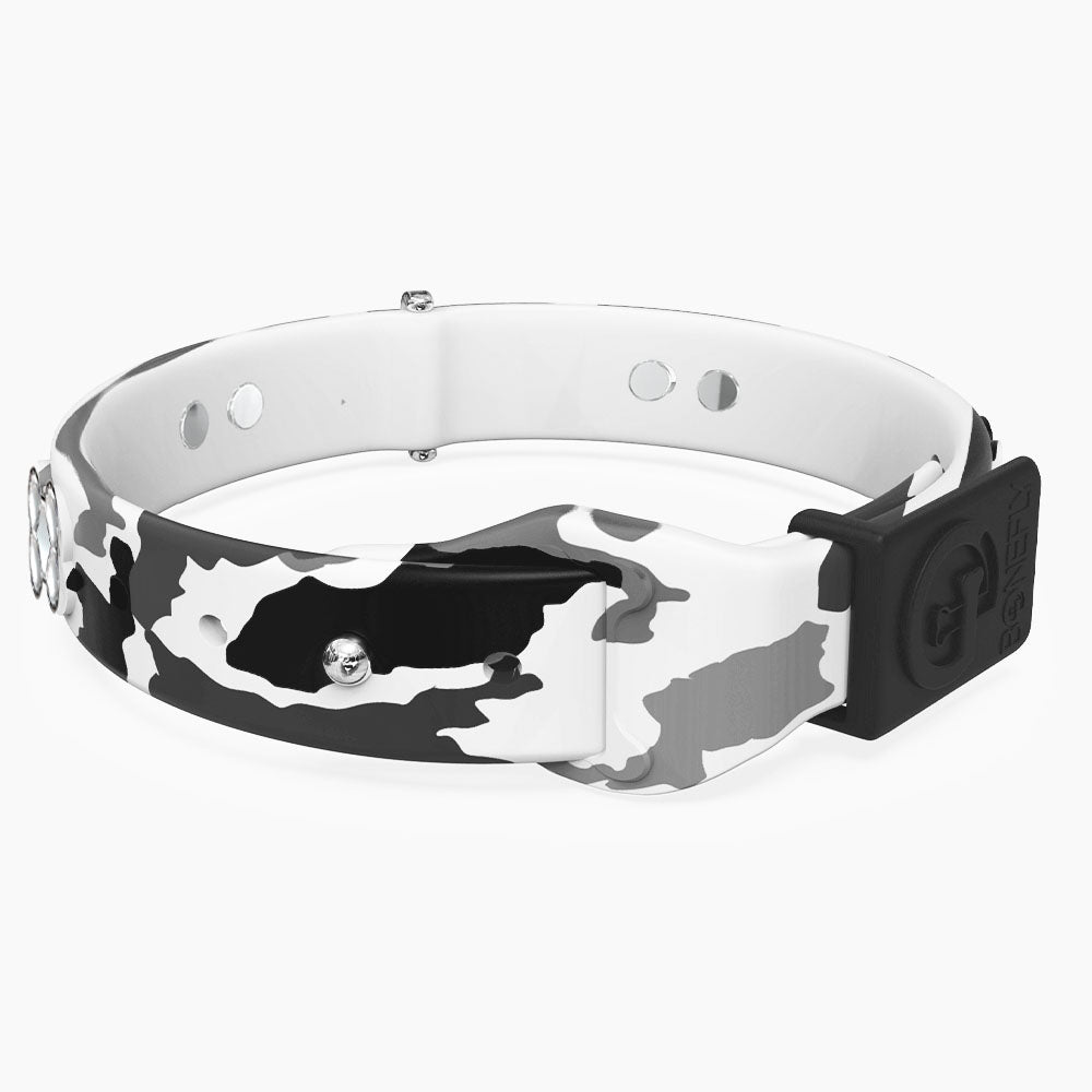 Boneflex Signature Silver Bones Collar